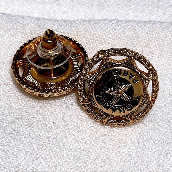 Chanel Buttons Rearranged Earrings - Picture 6 of 6
